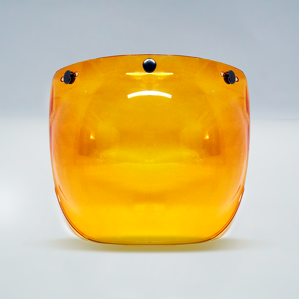 Wreckless Vivid Orange Bubble Visor