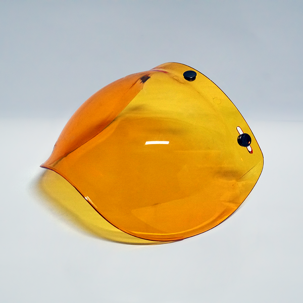 Wreckless Vivid Orange Bubble Visor