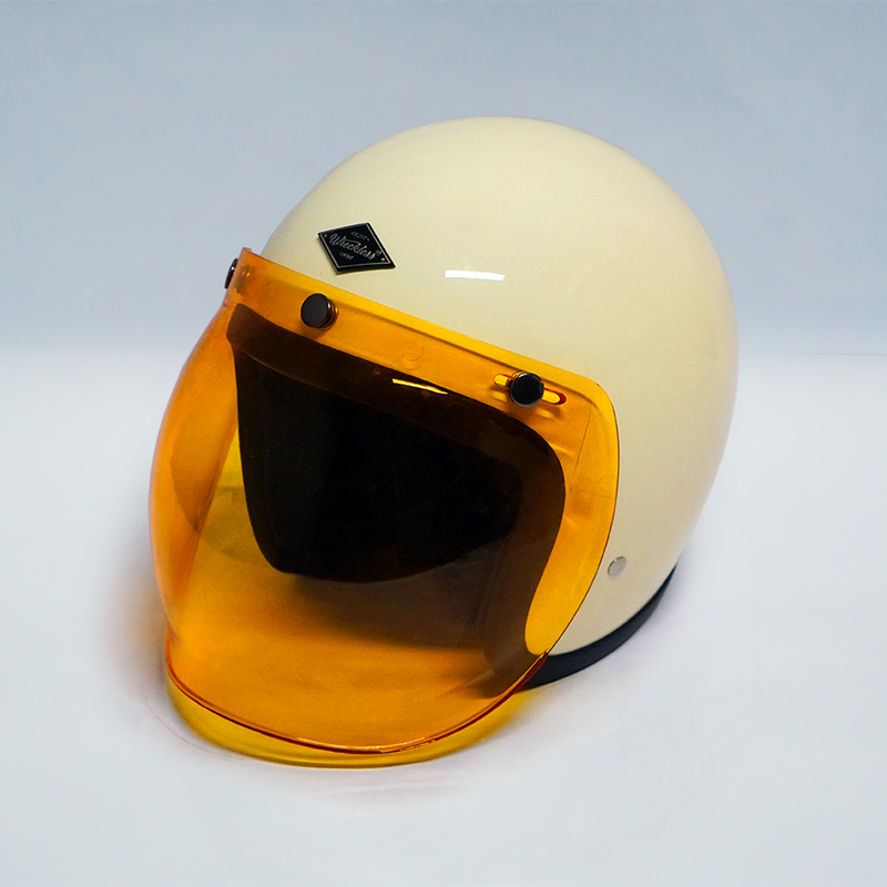 Wreckless Vivid Orange Bubble Visor