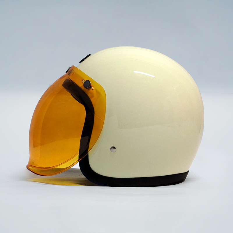 Wreckless Vivid Orange Bubble Visor